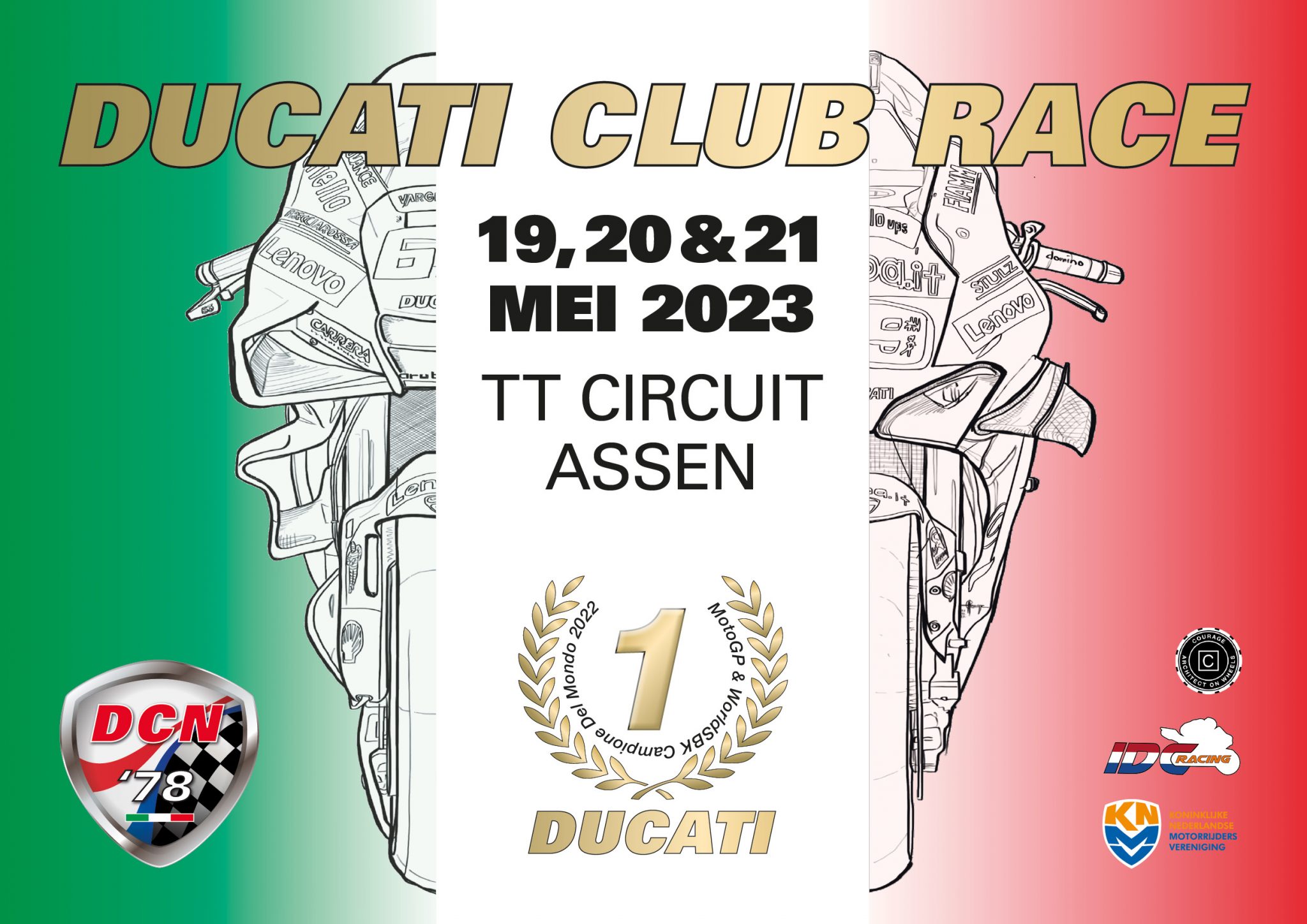 Voorverkoop Entreeticket Ducati Club Race 2024 Ducati Club Nederland